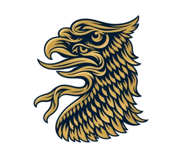 The Warry Times griffin crest